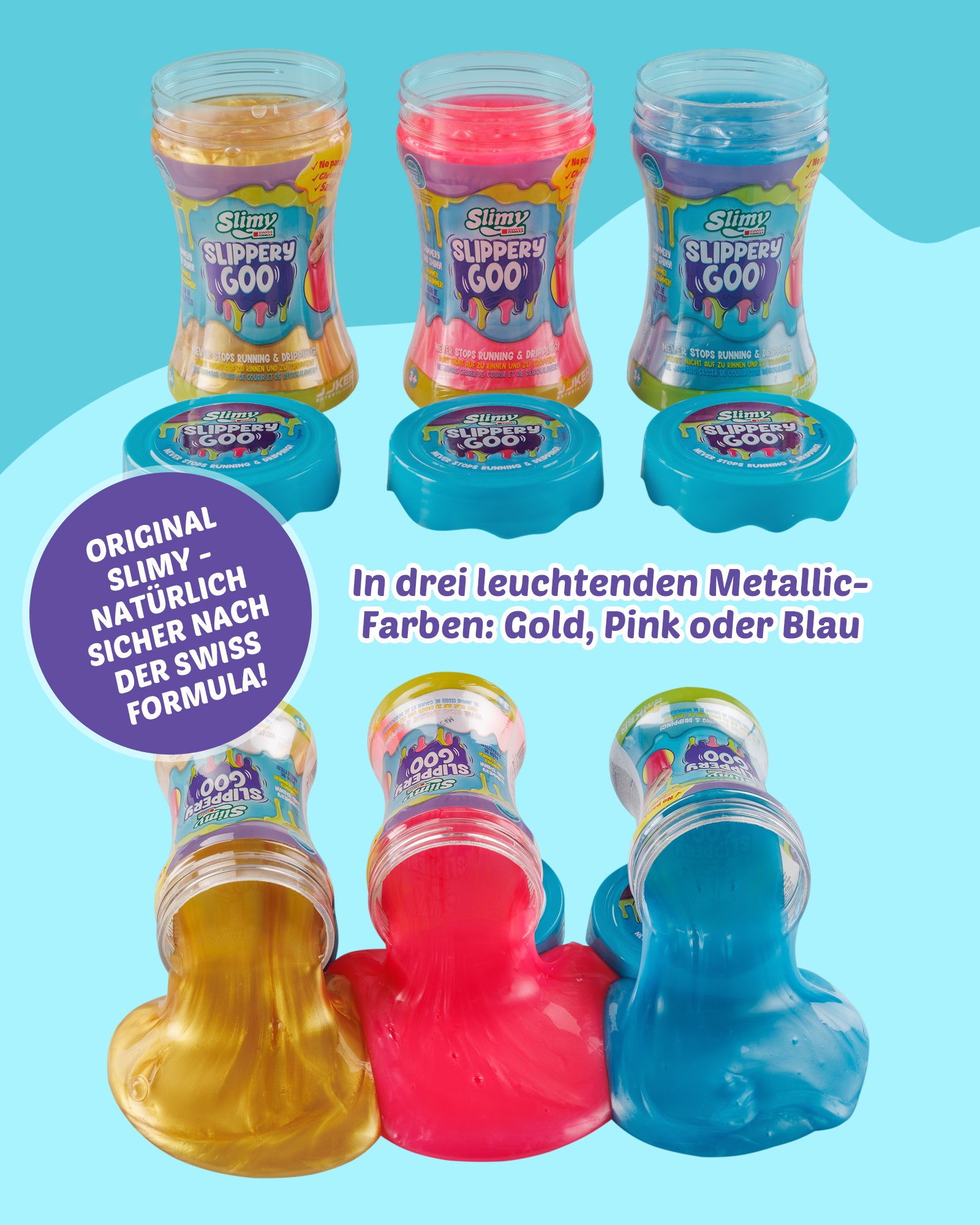 SLIMY Slippery Goo 300g - der glitschigste Slimy Slime aller Zeiten