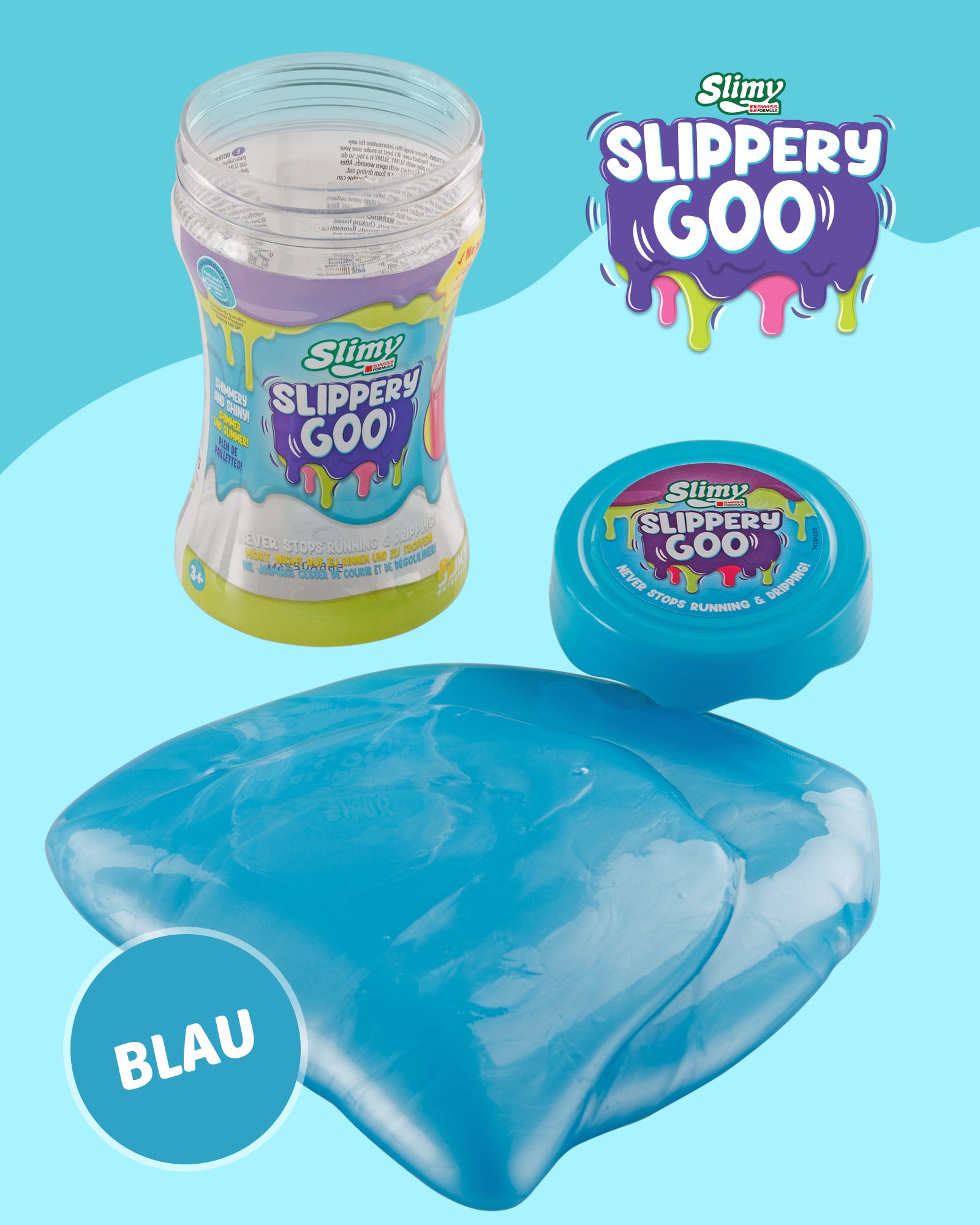 SLIMY Slippery Goo 300g - der glitschigste Slimy Slime aller Zeiten