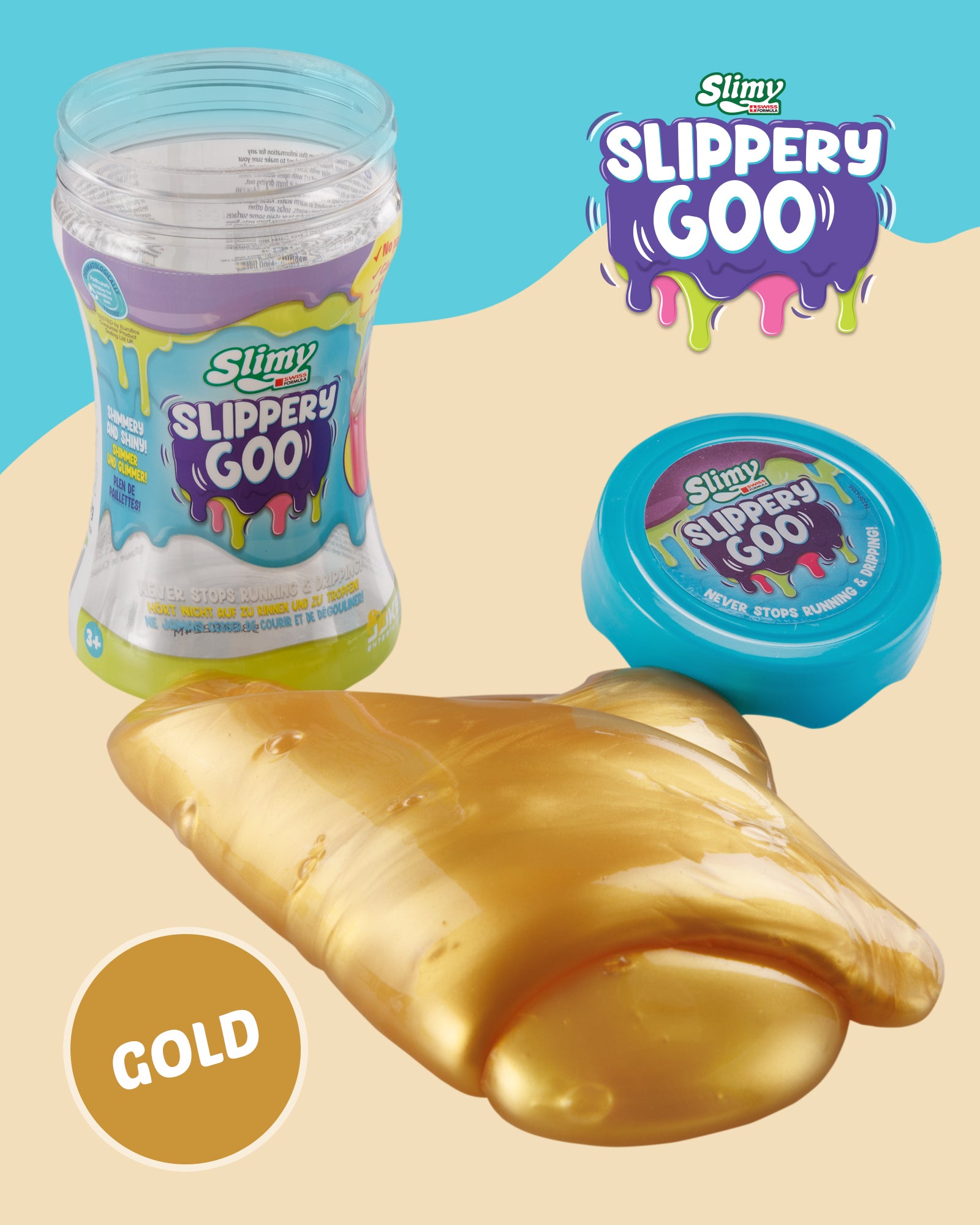 SLIMY Slippery Goo 300g - der glitschigste Slimy Slime aller Zeiten