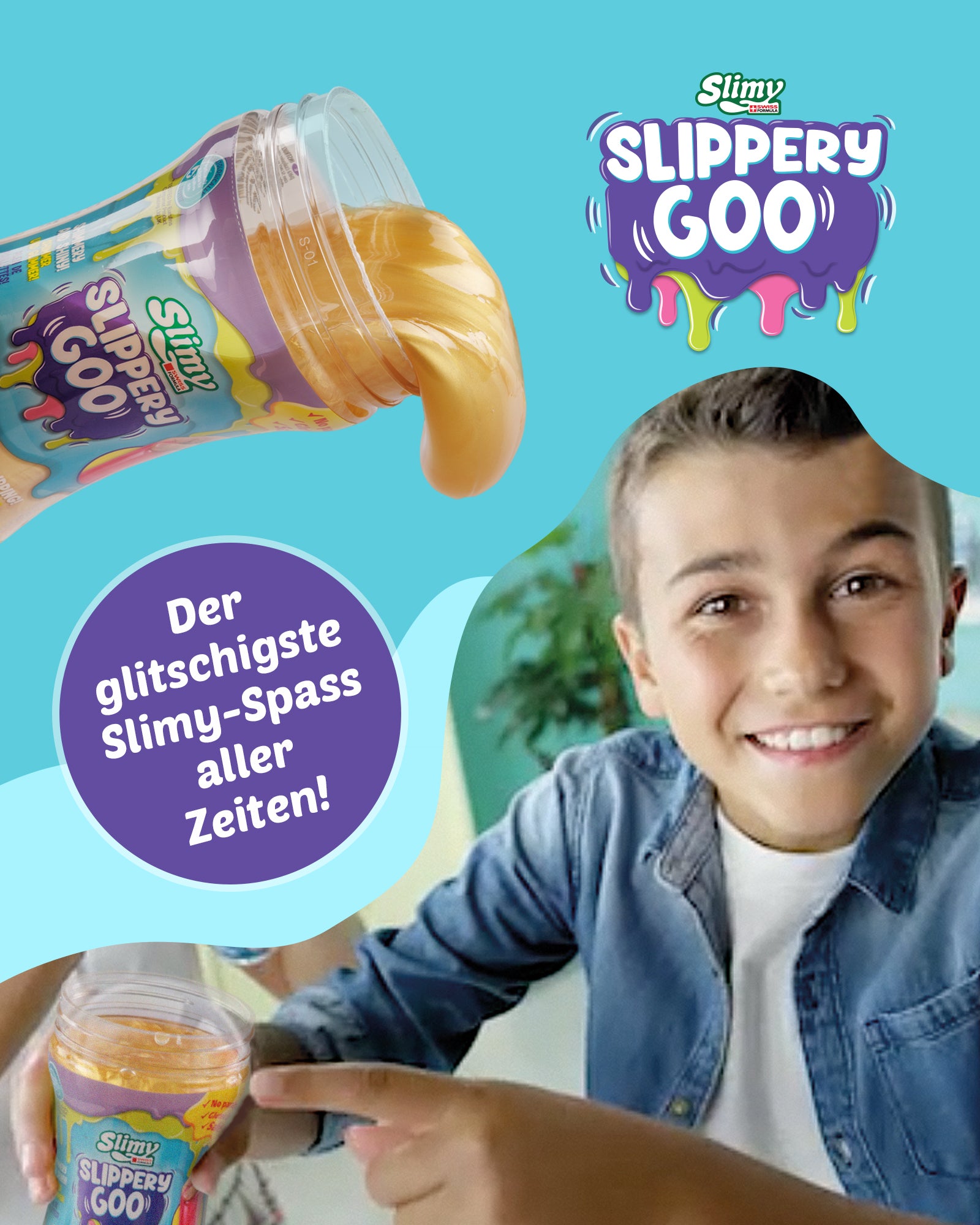 SLIMY Slippery Goo 300g - der glitschigste Slimy Slime aller Zeiten