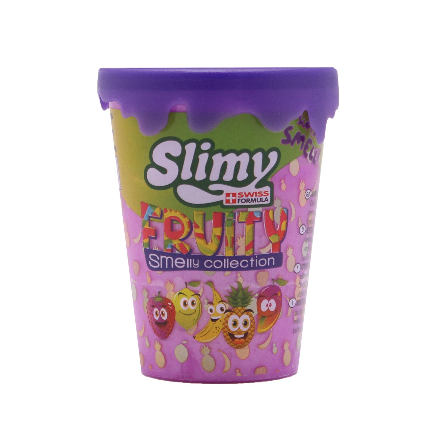 SLIMY Fruity Original OBSTSALAT 5 x 80g Spielmasse im Becher