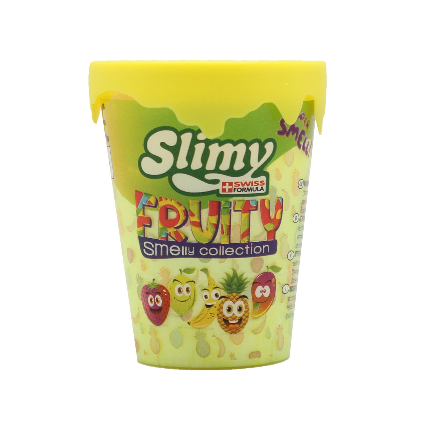 SLIMY Fruity Original OBSTSALAT 5 x 80g Spielmasse im Becher