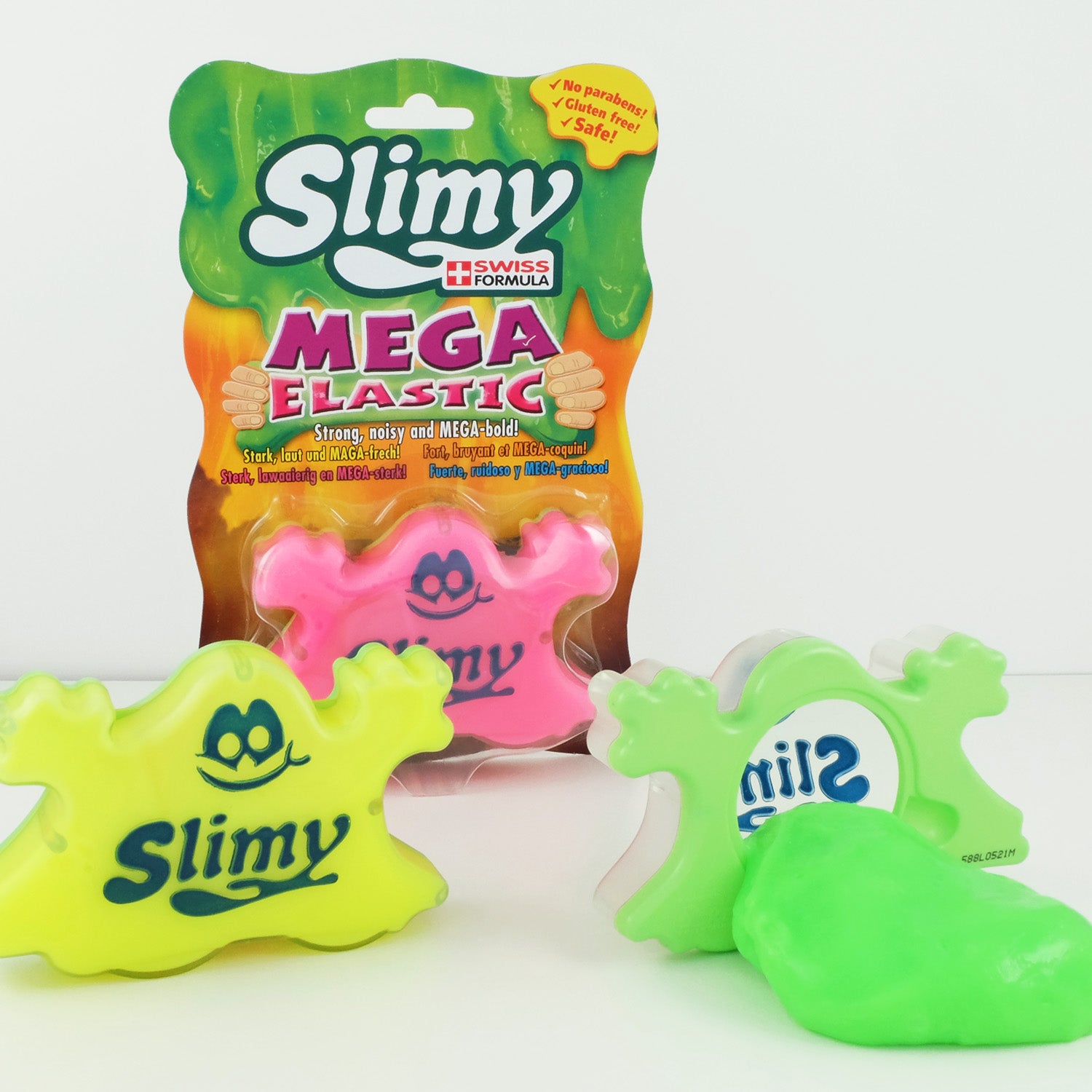SLIMY Mega Elastic Blister 150g - farblich sortiert