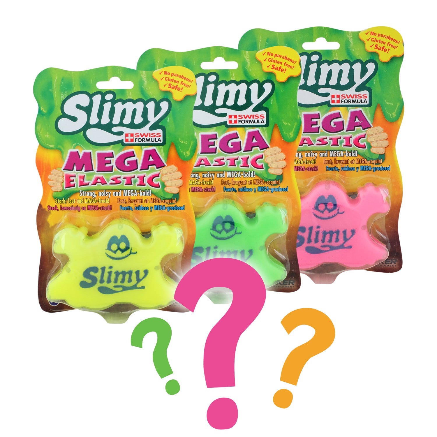 SLIMY Mega Elastic Blister 150g - farblich sortiert