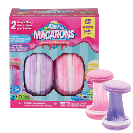 SLIMY Macarons - 2 x 50g im Blister - 3-fach sortiert
