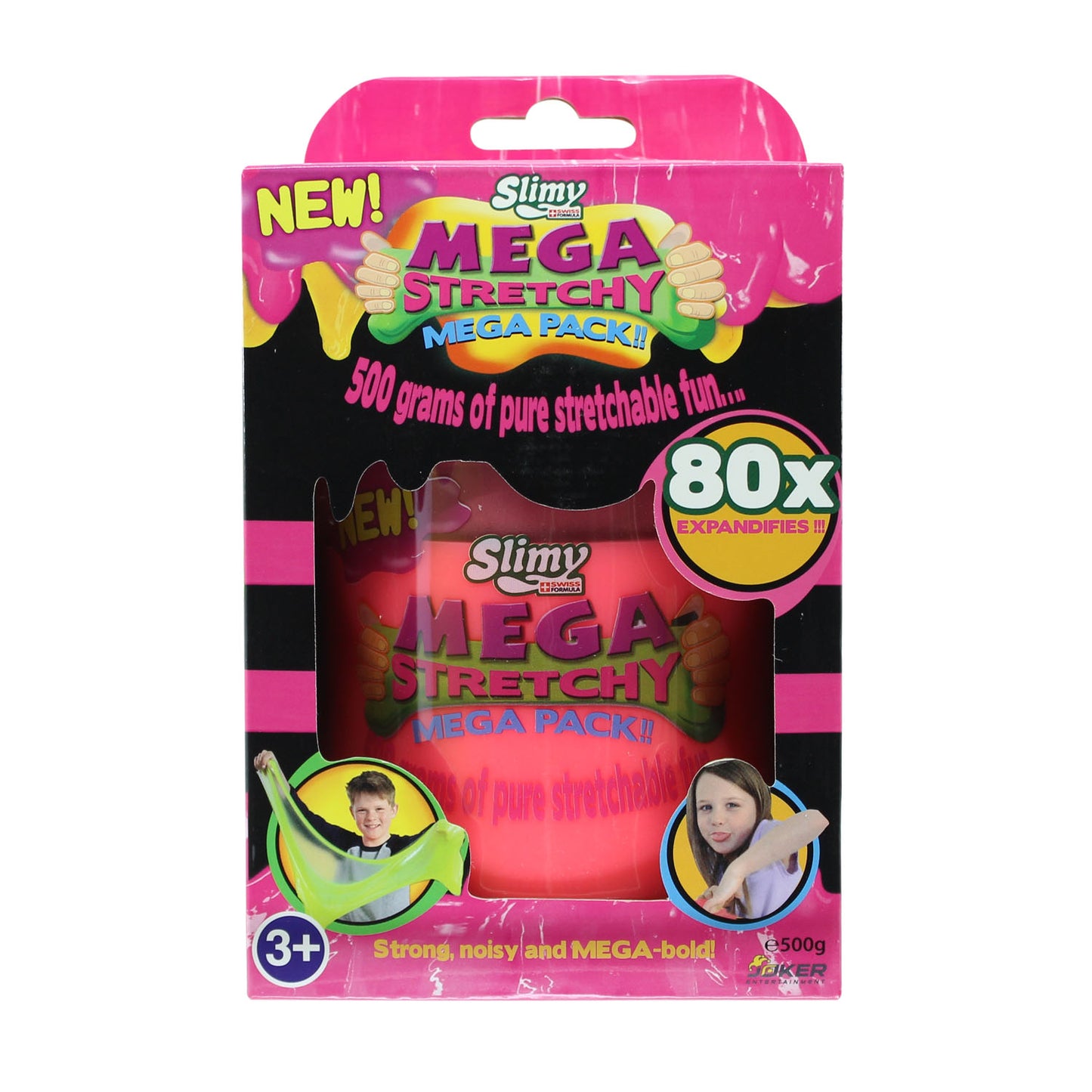 SLIMY Mega Stretchy Slimy - 500g Becher sort.