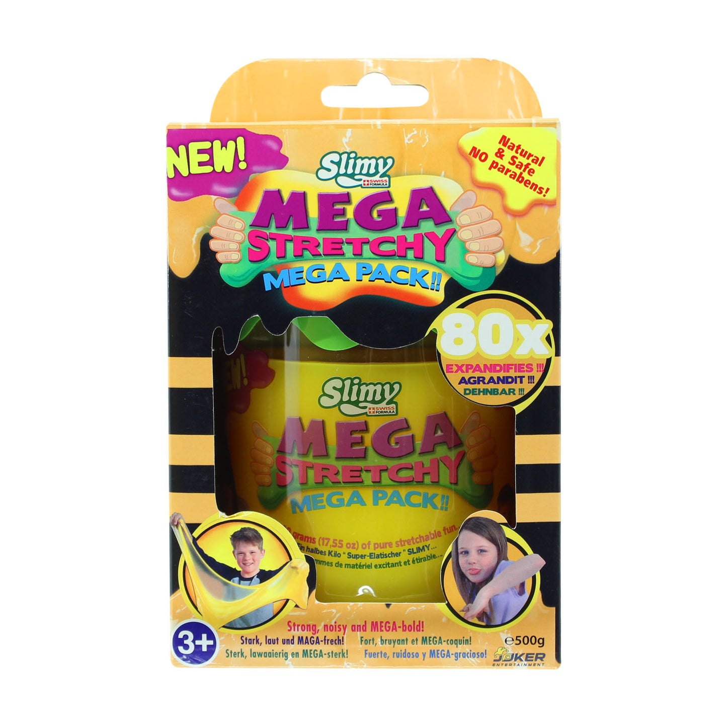 SLIMY Mega Stretchy Slimy - 500g Becher sort.