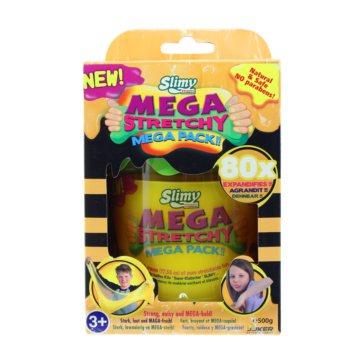 SLIMY Mega Stretchy Slimy - 500g Becher sort.