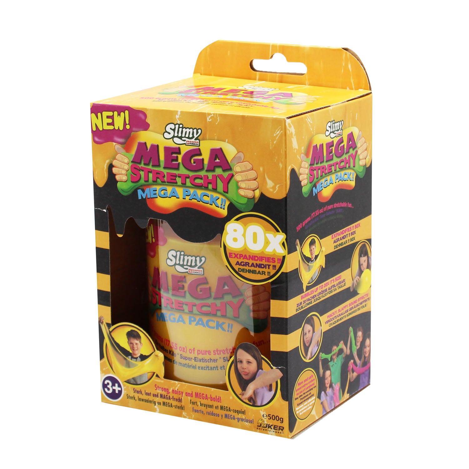 SLIMY Mega Stretchy Slimy - 500g Becher sort.