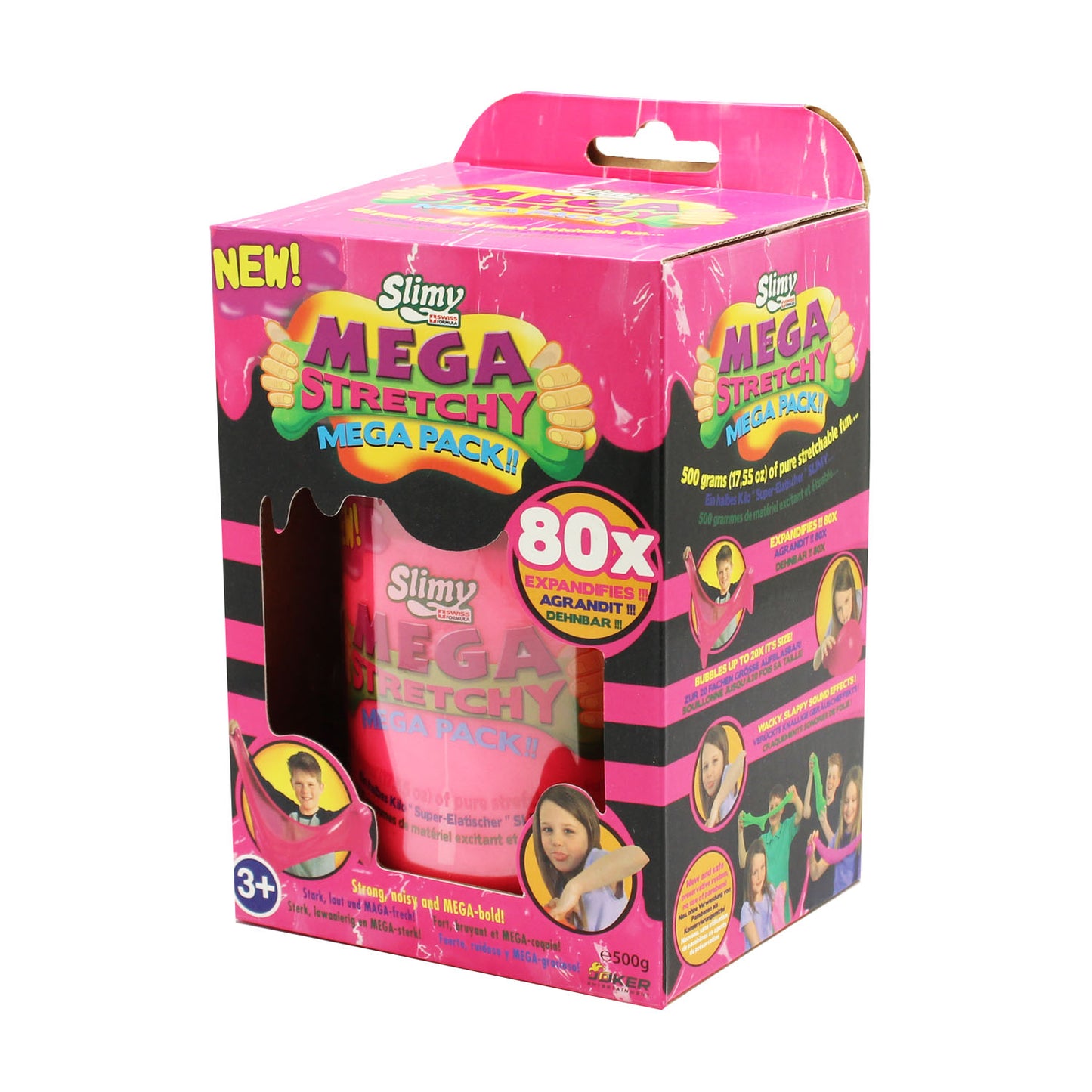 SLIMY Mega Stretchy Slimy - 500g Becher sort.