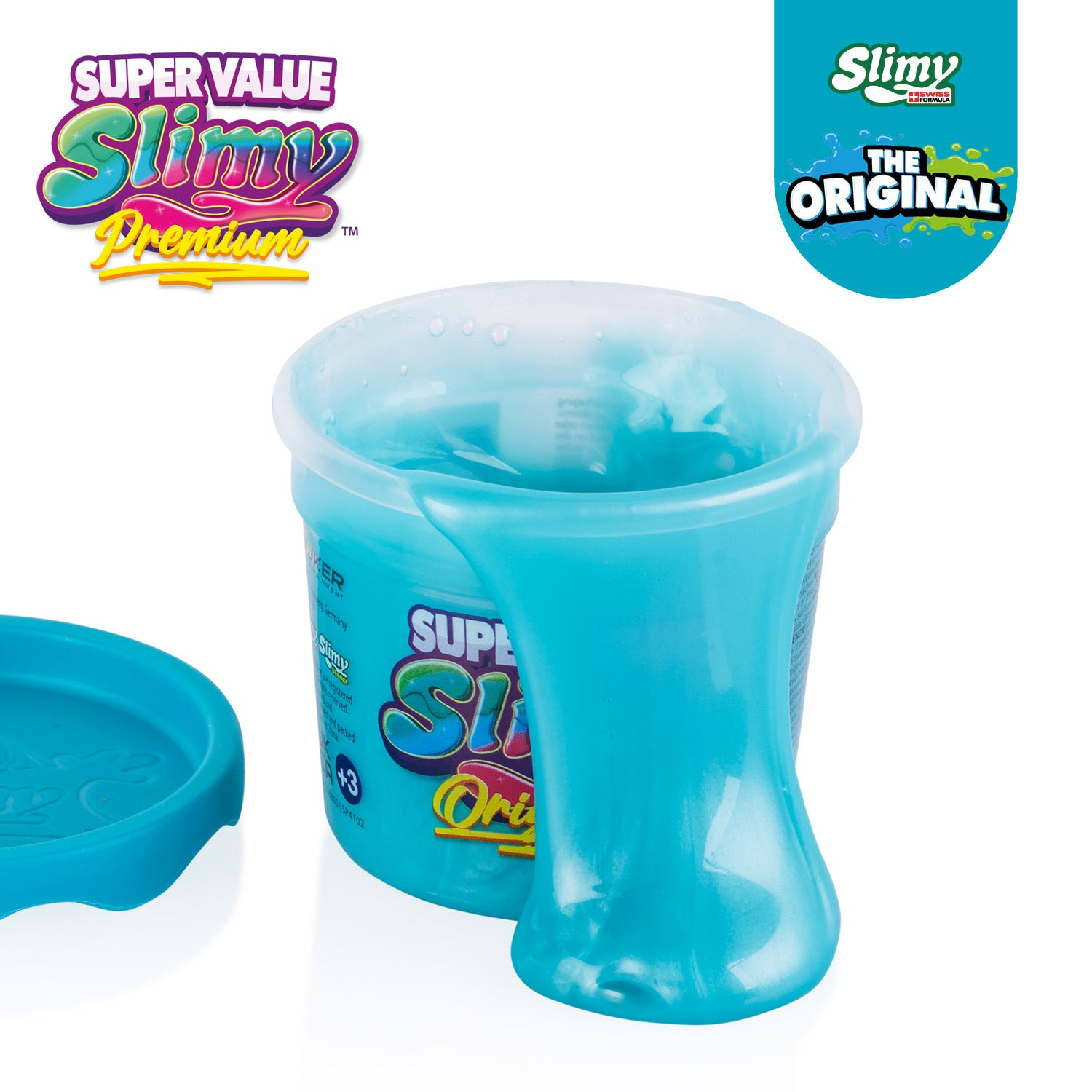 SLIMY Super Value 3er-Pack, 3 x 112g versch. Massen - farbl. sort.