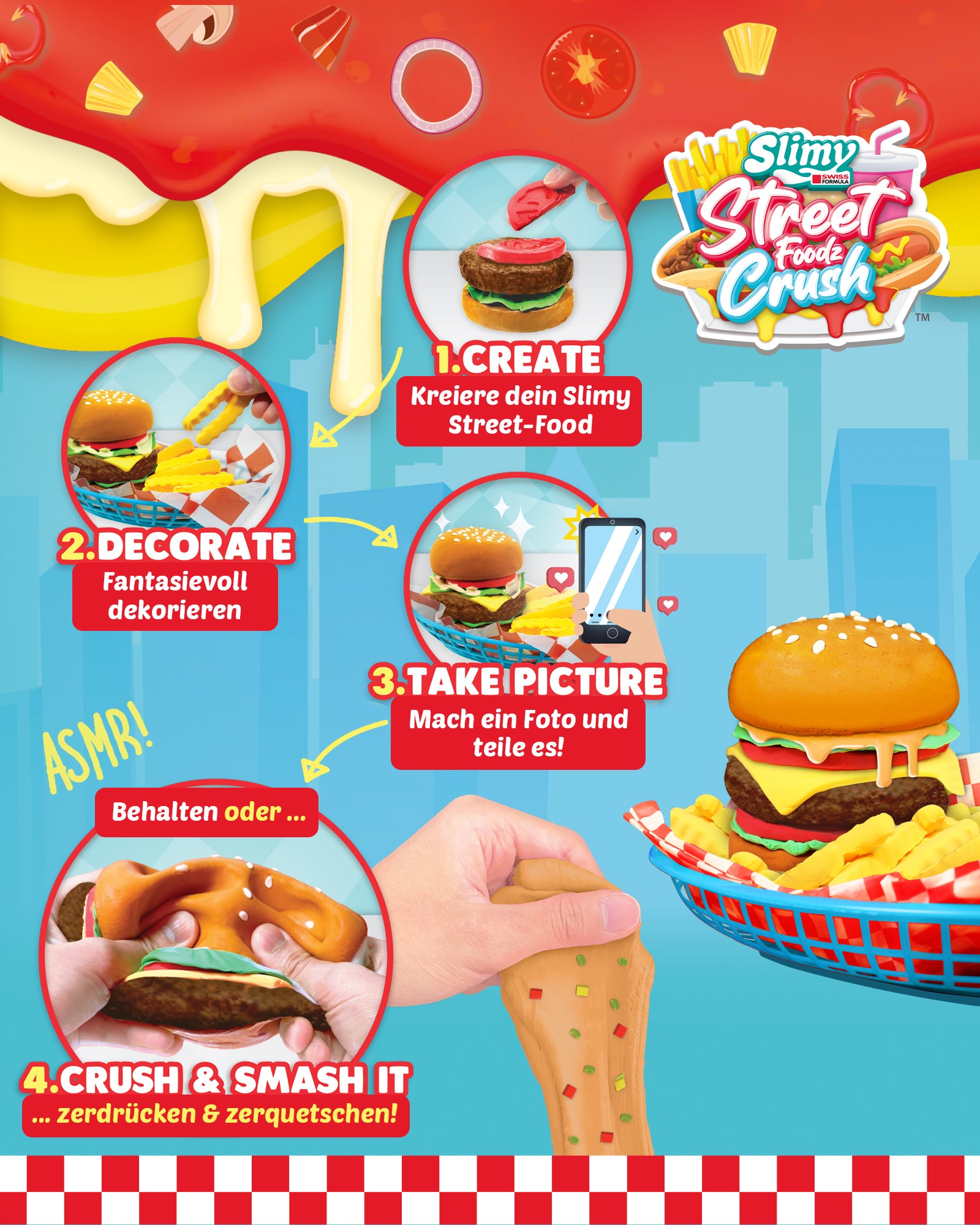 SLIMY Street Foodz Crush - Mini Burgeron