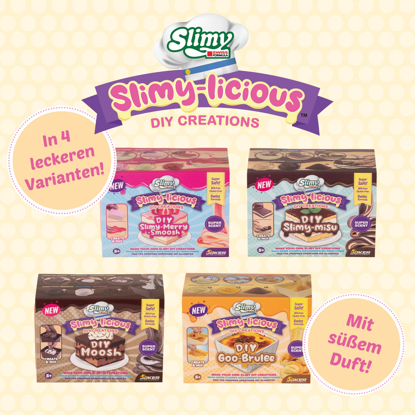 SLIMY Slimy-Licious DIY-Slime Spiel-Set mit Mix-Ins