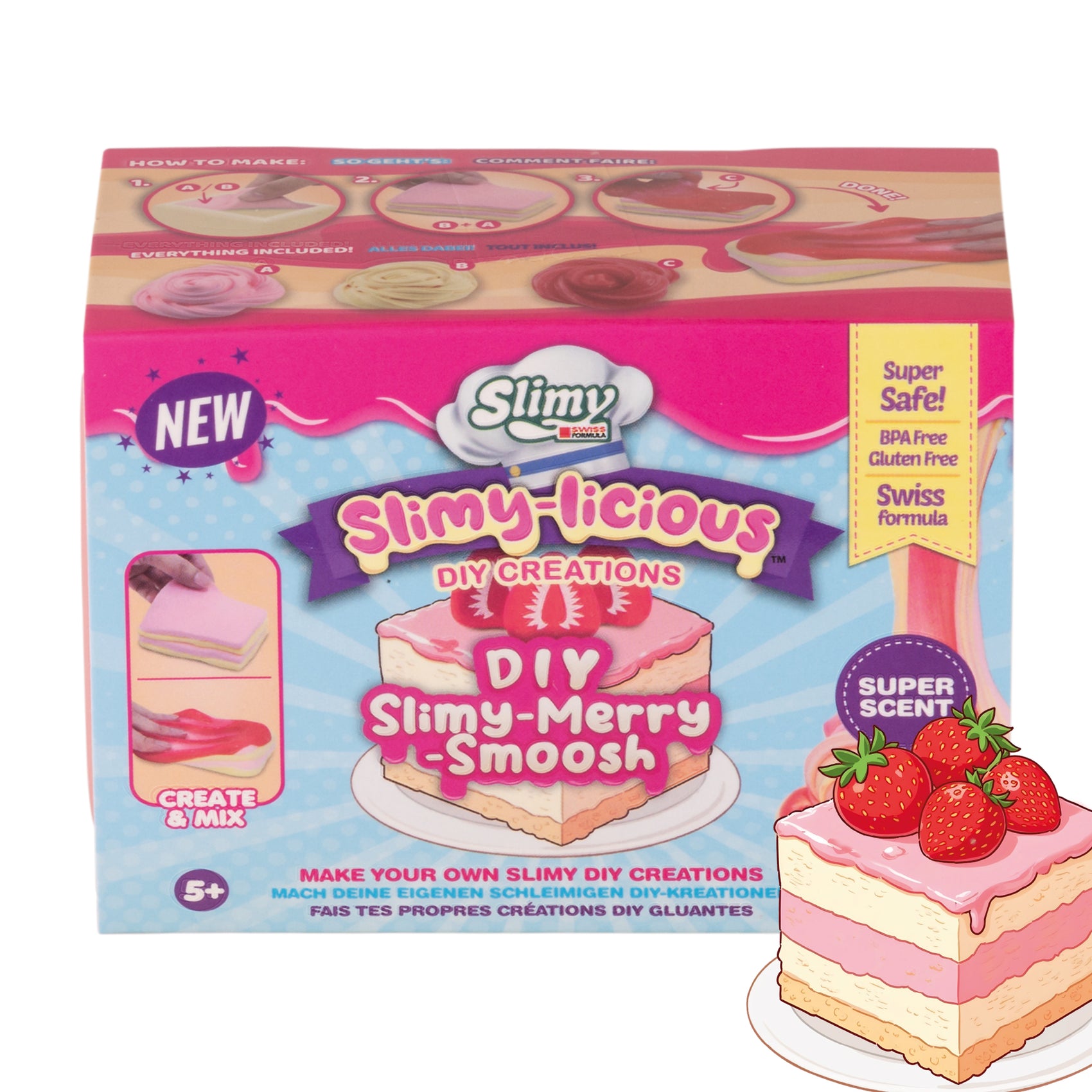 SLIMY Slimy-Licious DIY-Slime Spiel-Set mit Mix-Ins