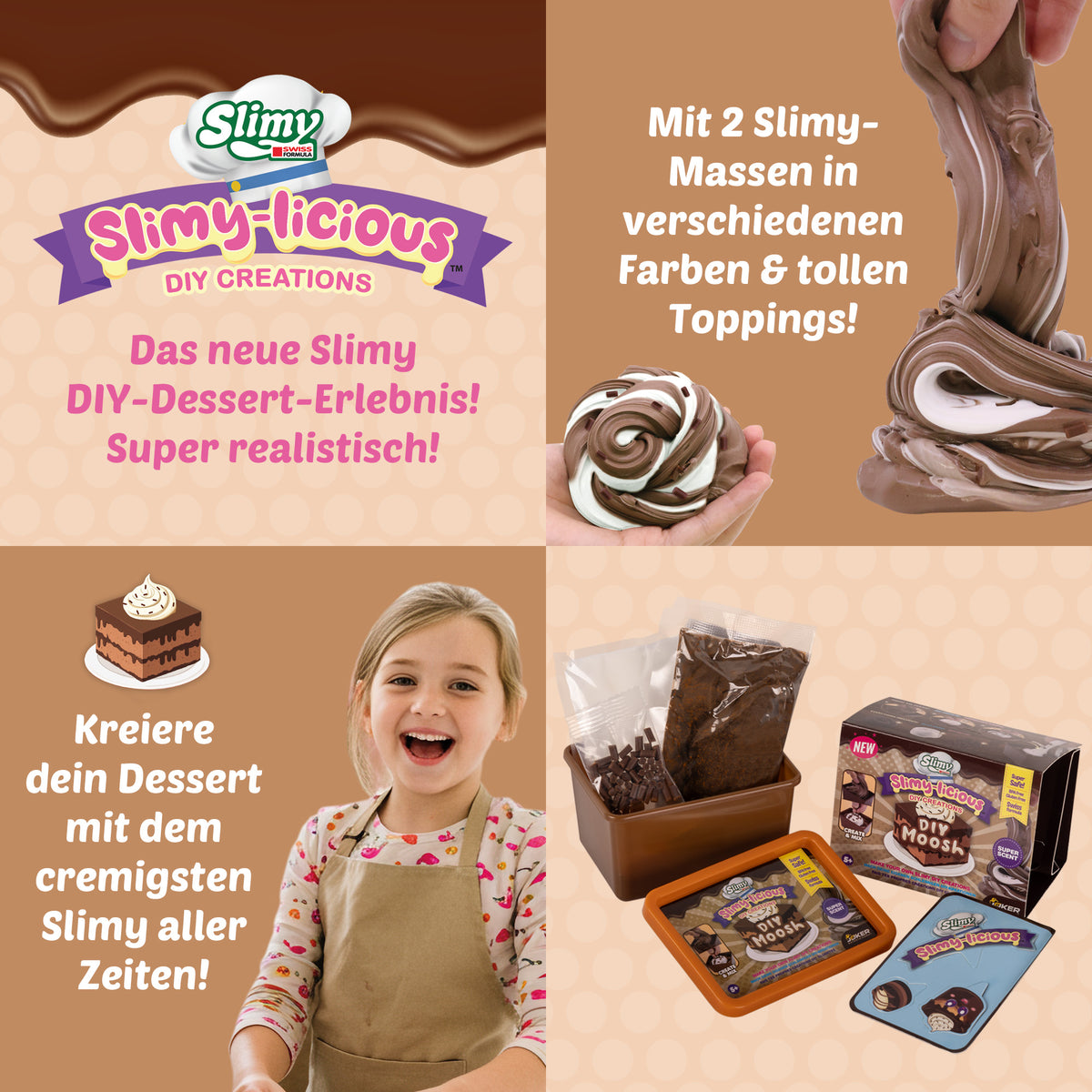 SLIMY Slimy-Licious DIY-Slime Spiel-Set mit Mix-Ins