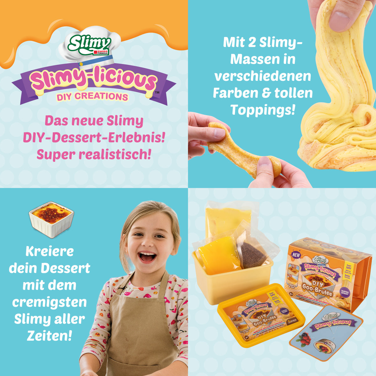 SLIMY Slimy-Licious DIY-Slime Spiel-Set mit Mix-Ins