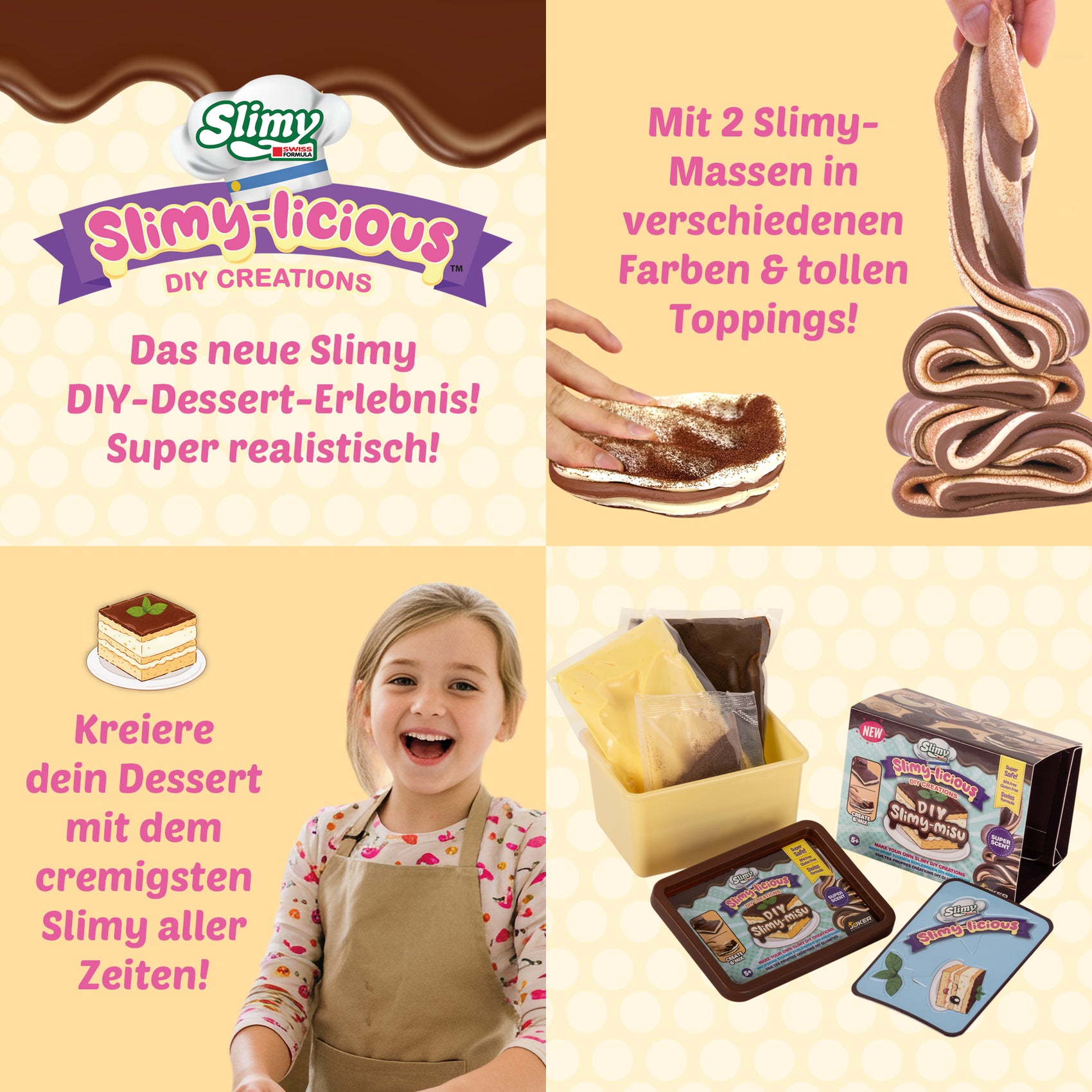 SLIMY Slimy-Licious DIY-Slime Spiel-Set mit Mix-Ins
