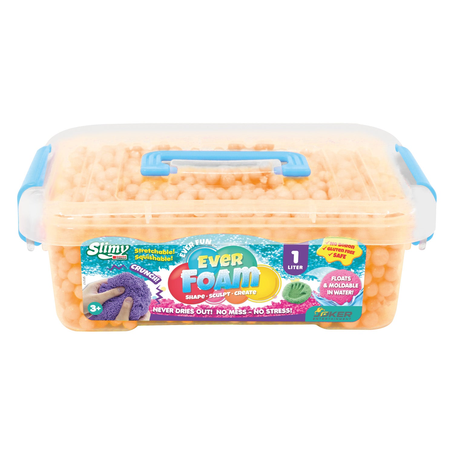 SLIMY Ever-Foam 1 Liter im Container - farblich sortiert