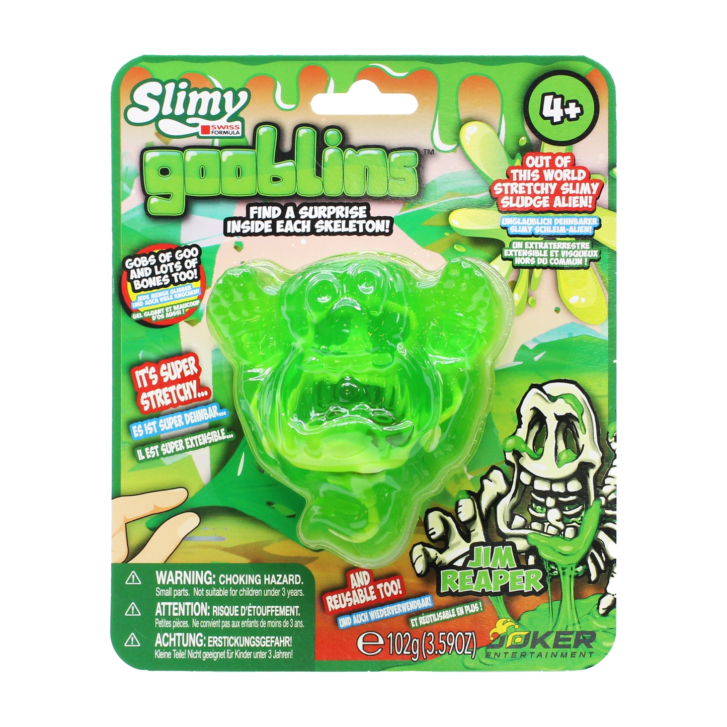 SLIMY Gooblins - schleimige Monster mit lustig gruseligen Skeletten zum Sammeln