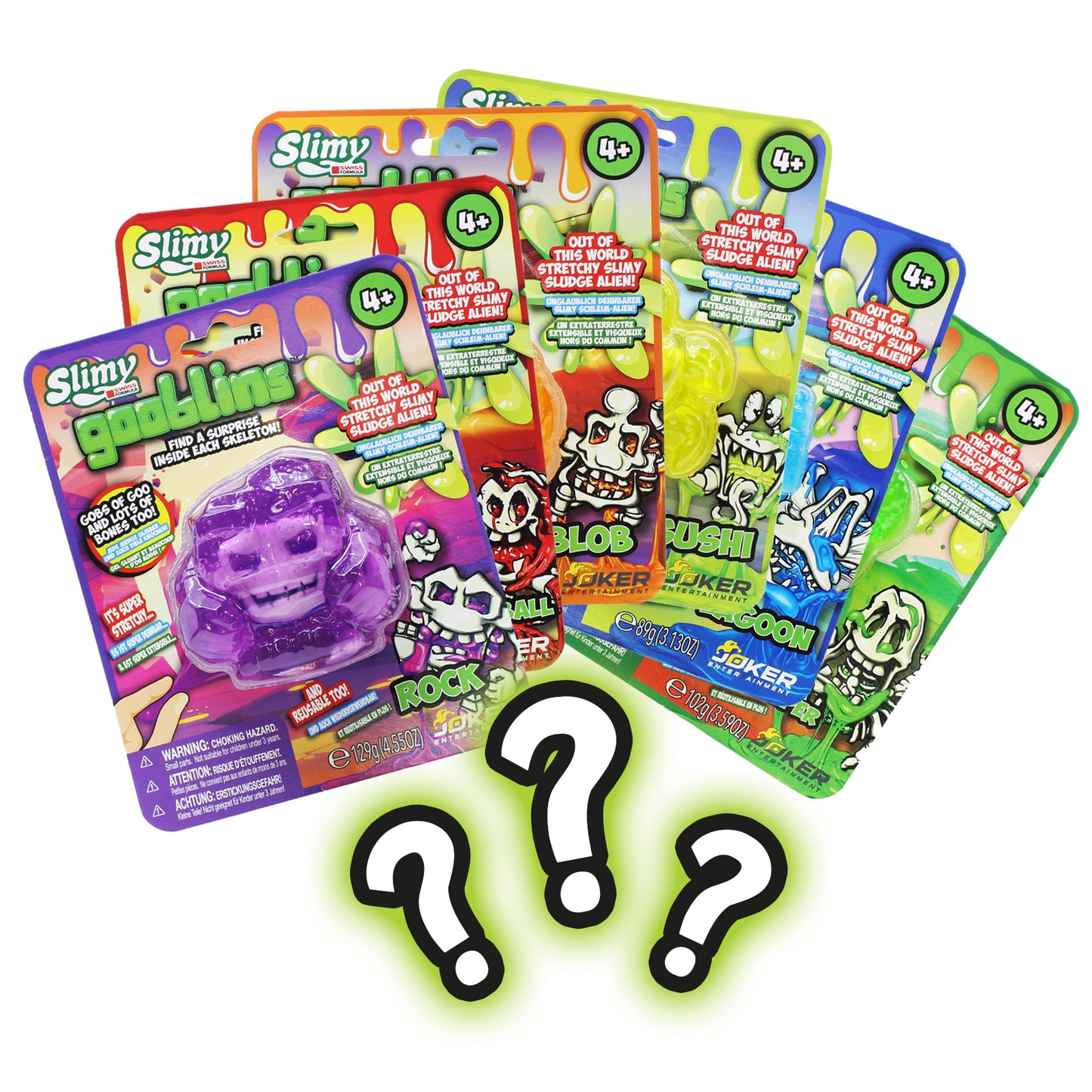 SLIMY Gooblins - schleimige Monster mit lustig gruseligen Skeletten zum Sammeln