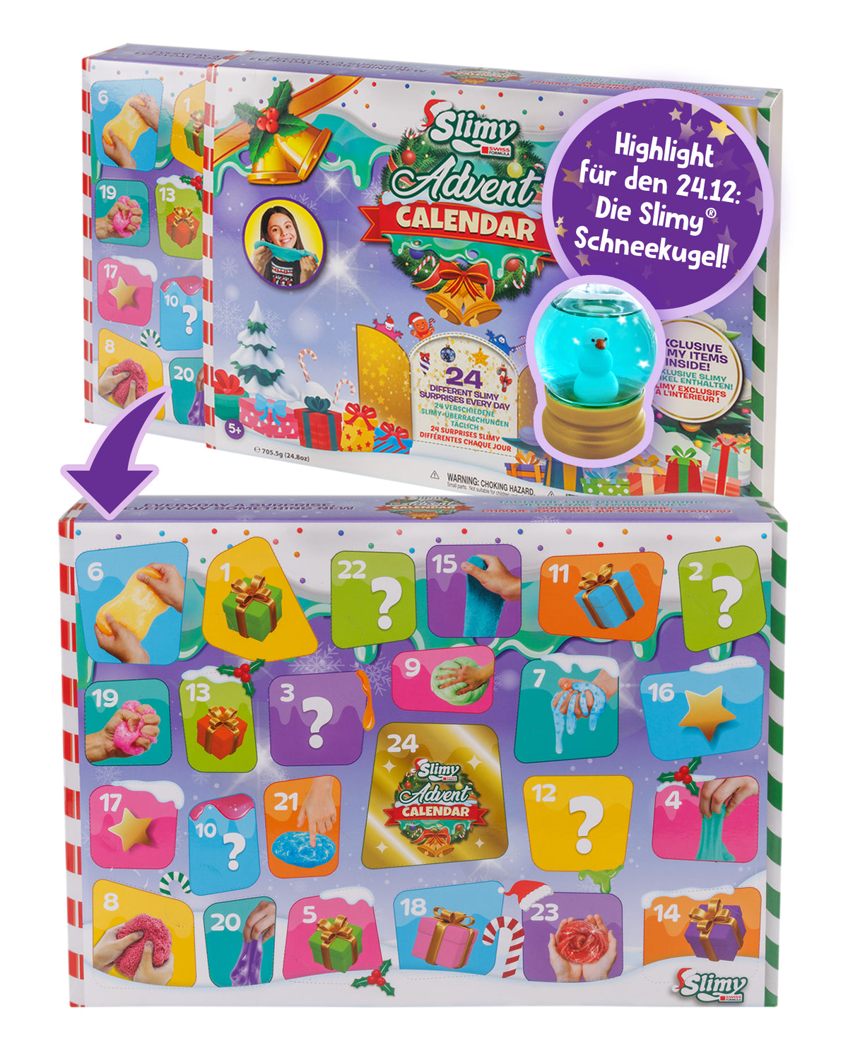 SLIMY Original Advent Calendar Limited Edition DOPPELPACK