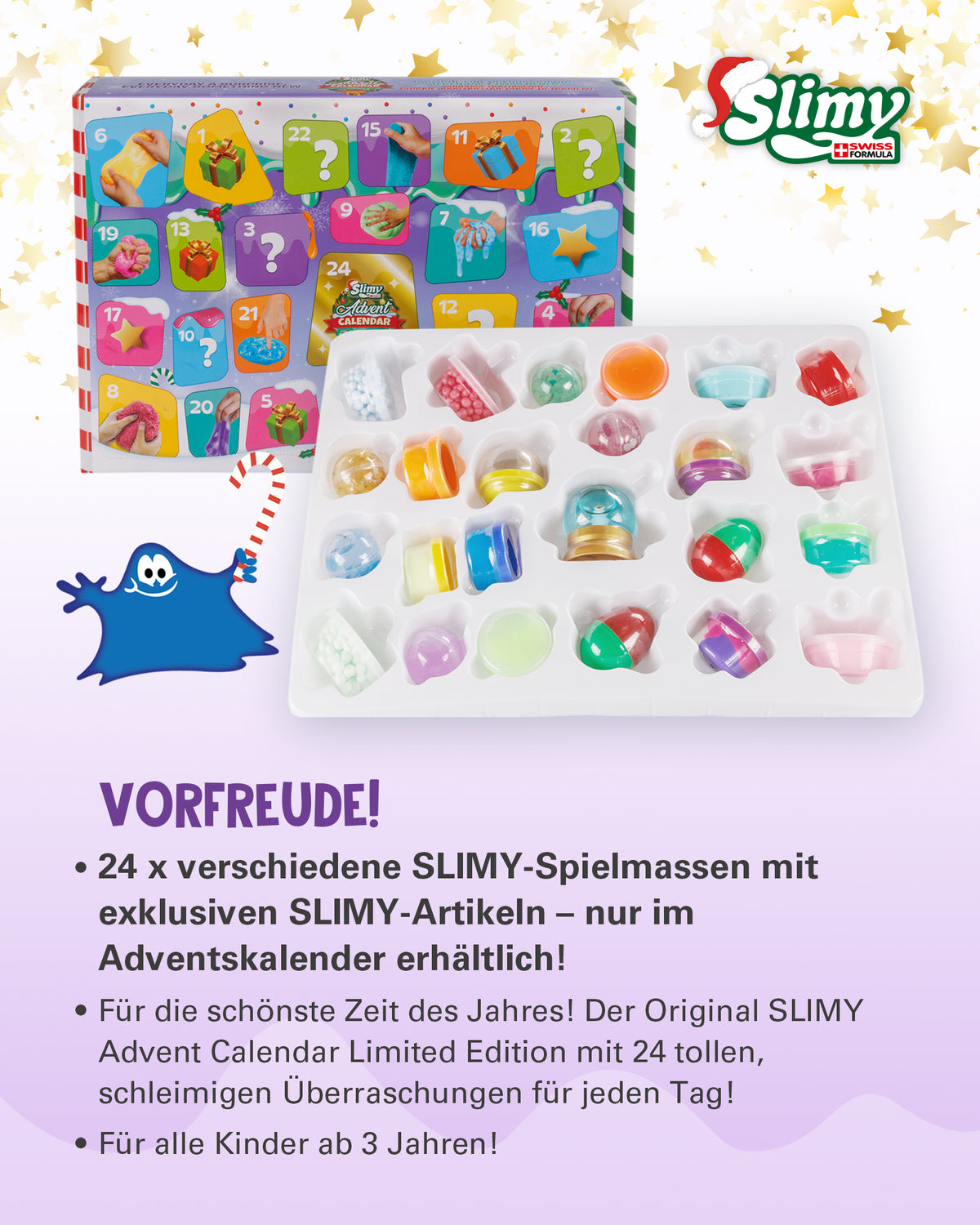 SLIMY Original Advent Calendar Limited Edition DOPPELPACK