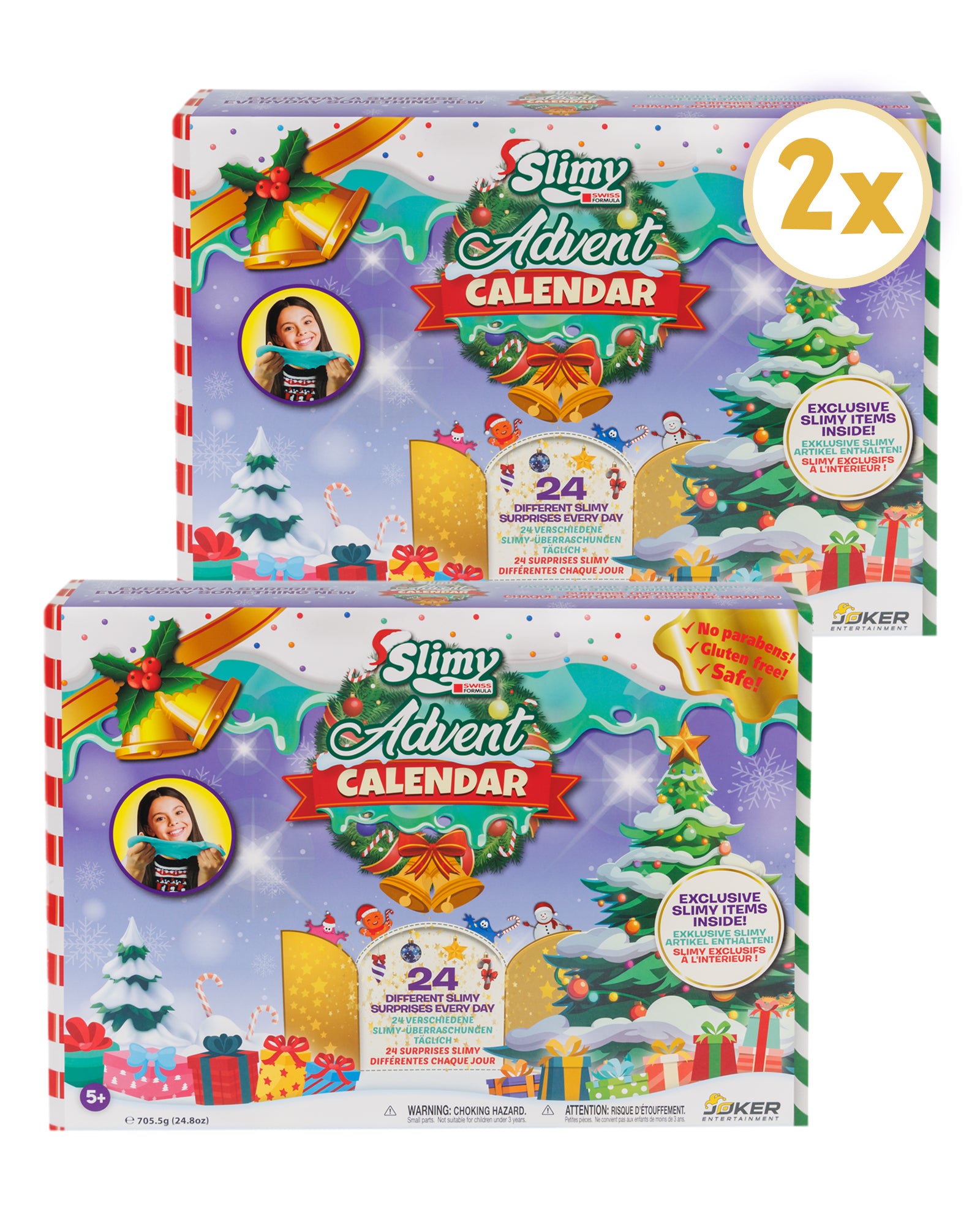 SLIMY Original Advent Calendar Limited Edition DOPPELPACK