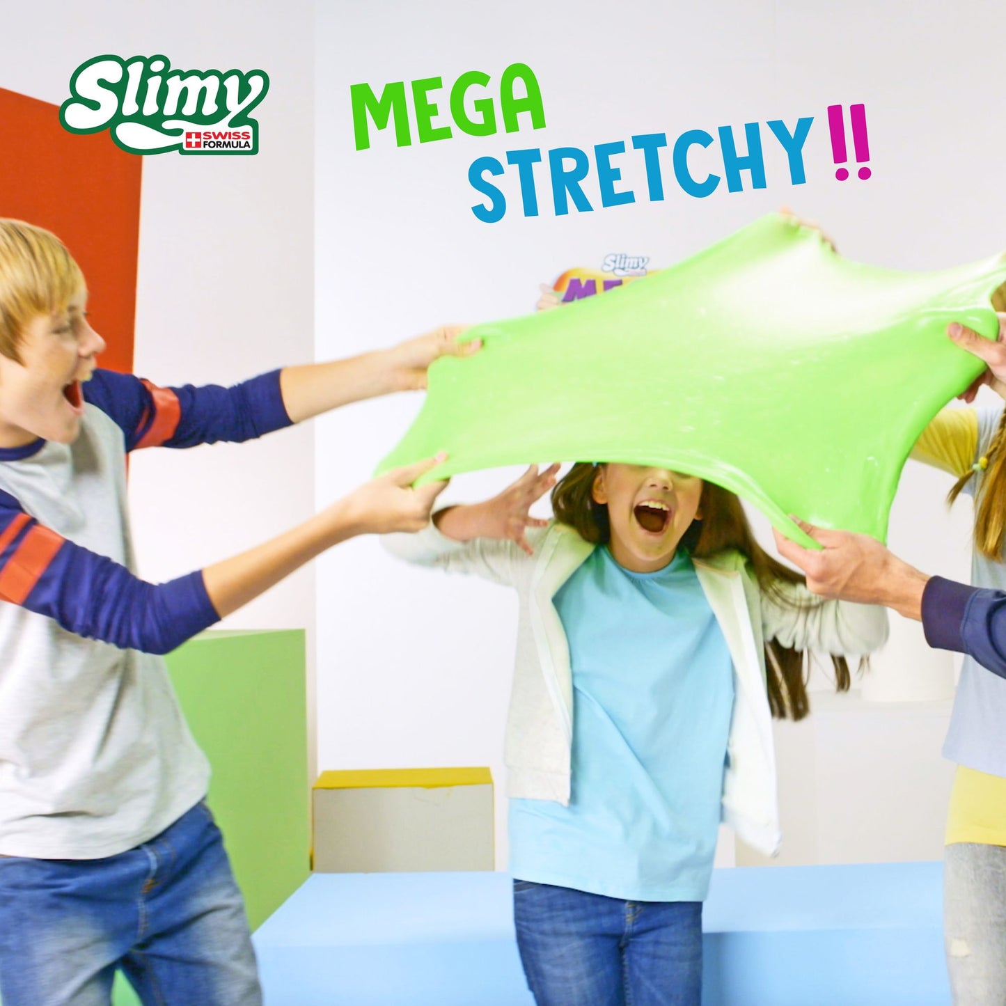SLIMY Mega Stretchy Slimy - 500g Becher sort.