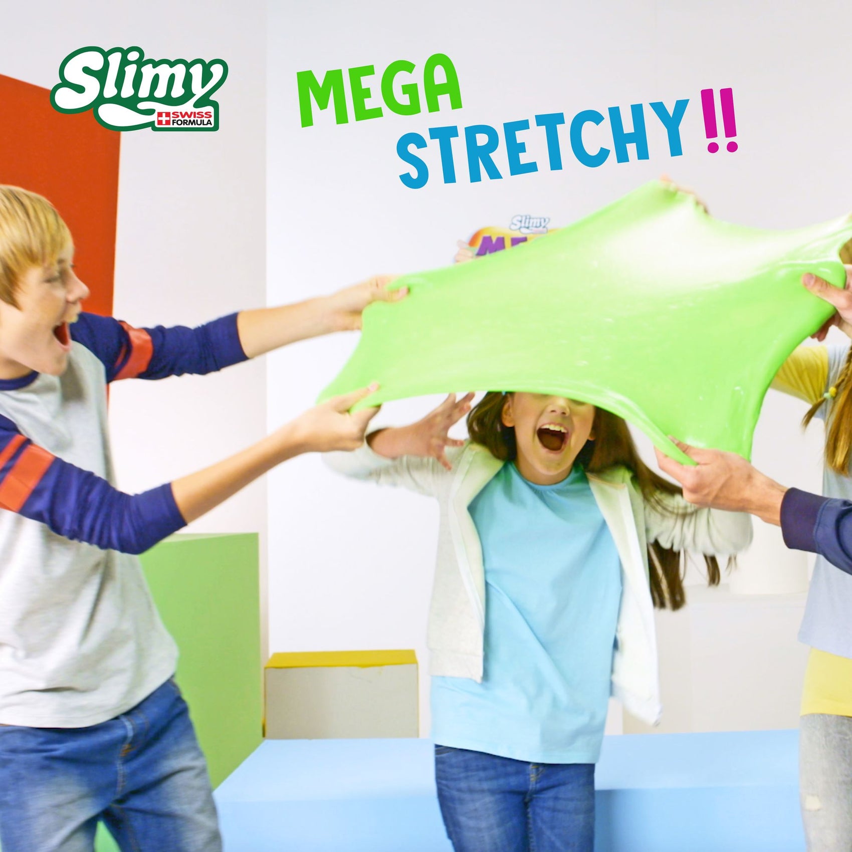 SLIMY Mega Stretchy Slimy - 500g Becher sort.