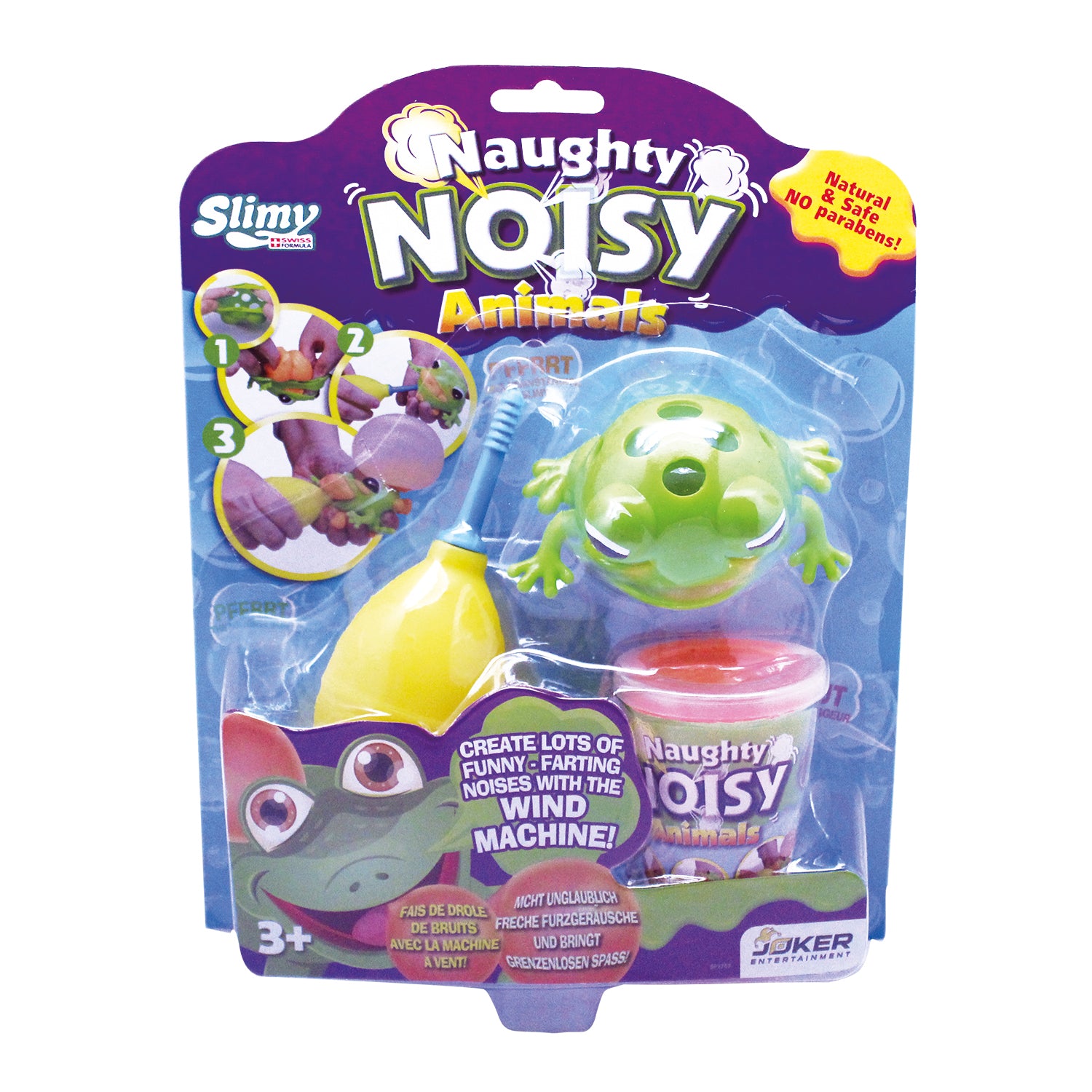 SLIMY Naughty Noisy Animals im Blister 4fach sort.