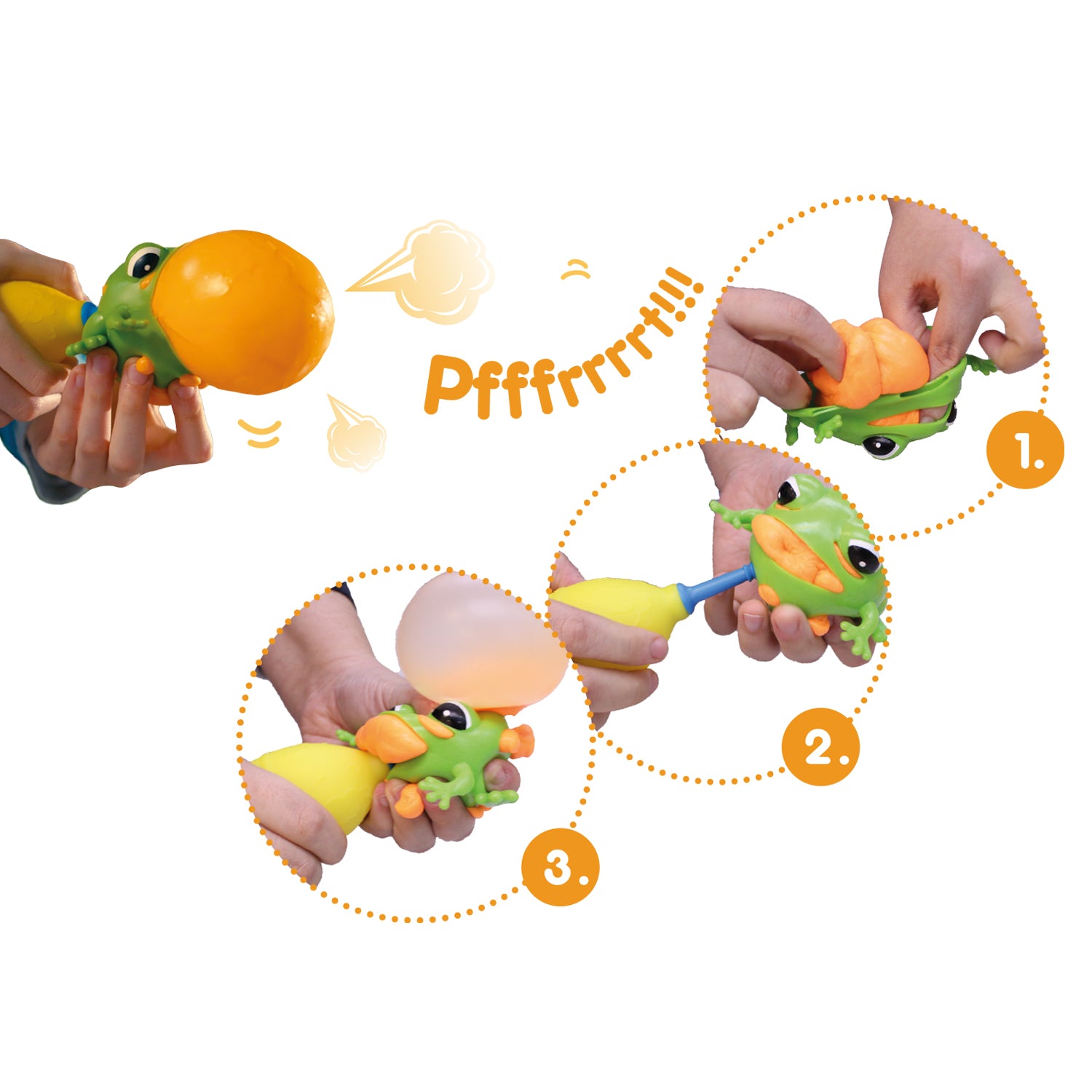 SLIMY Naughty Noisy Animals im Blister 4fach sort.