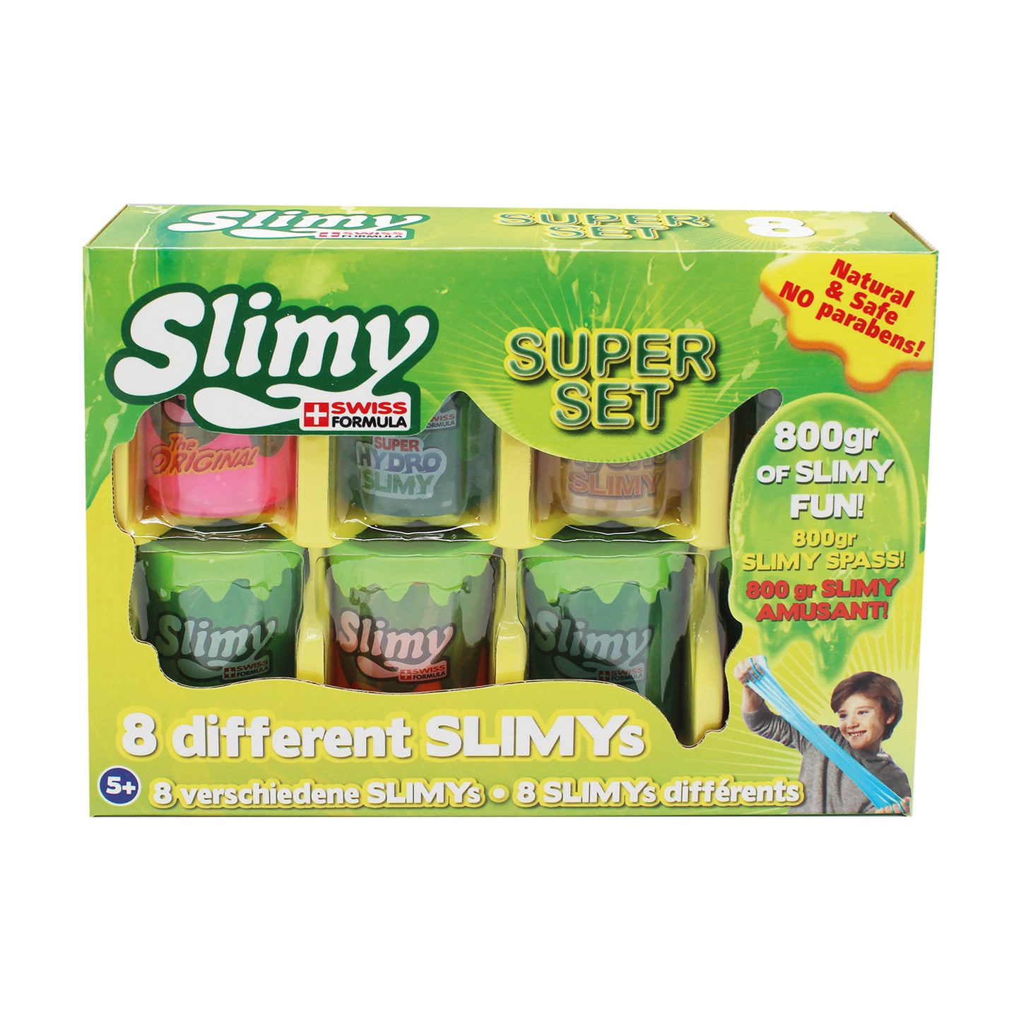SLIMY Super Set - 8 x 100 g im Becher